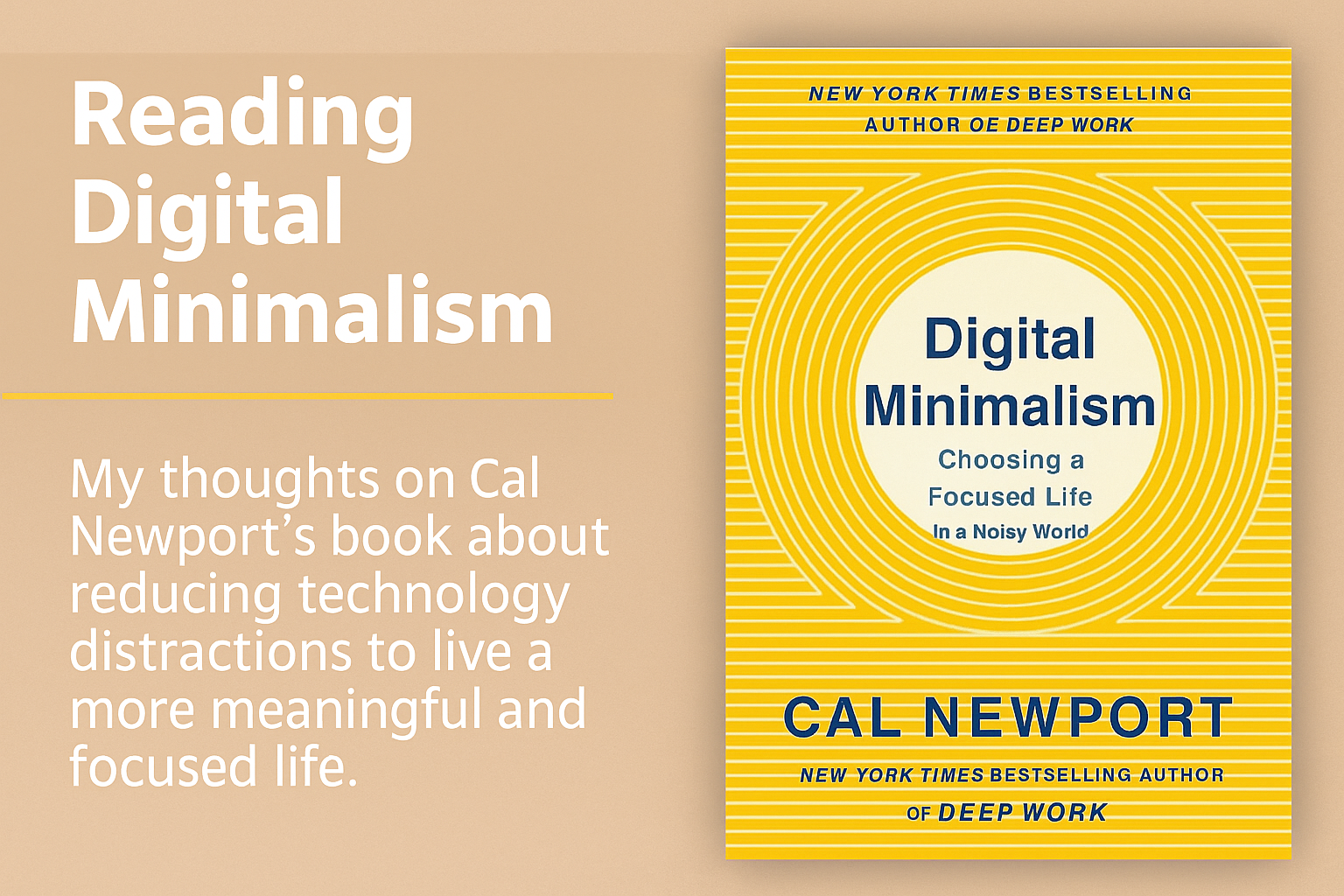 Digital Minimalism - Cal Newport