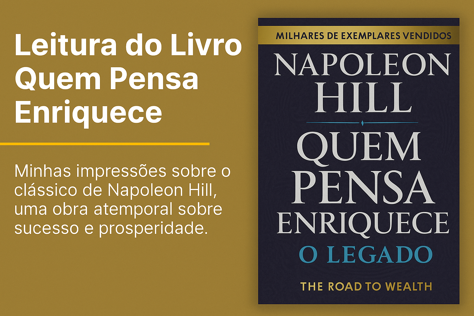 Quem Pensa Enriquece - O Legado - Napoleon Hill
