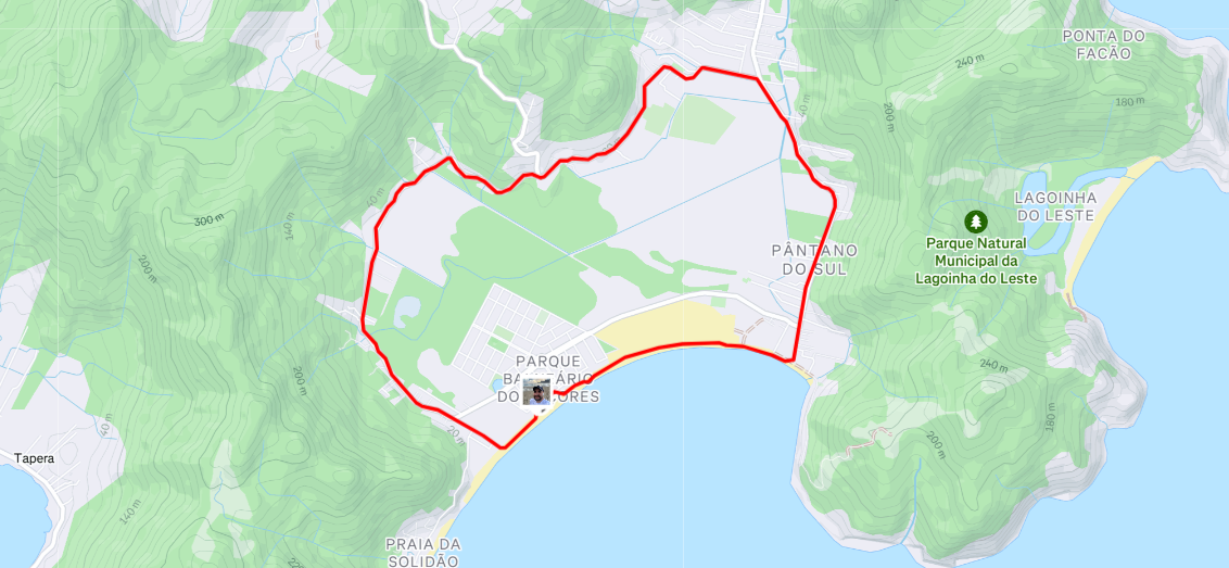 Mapa, South Run Morro do Sertão